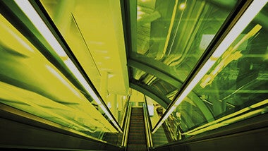 green escalator