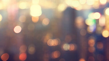 blur city light