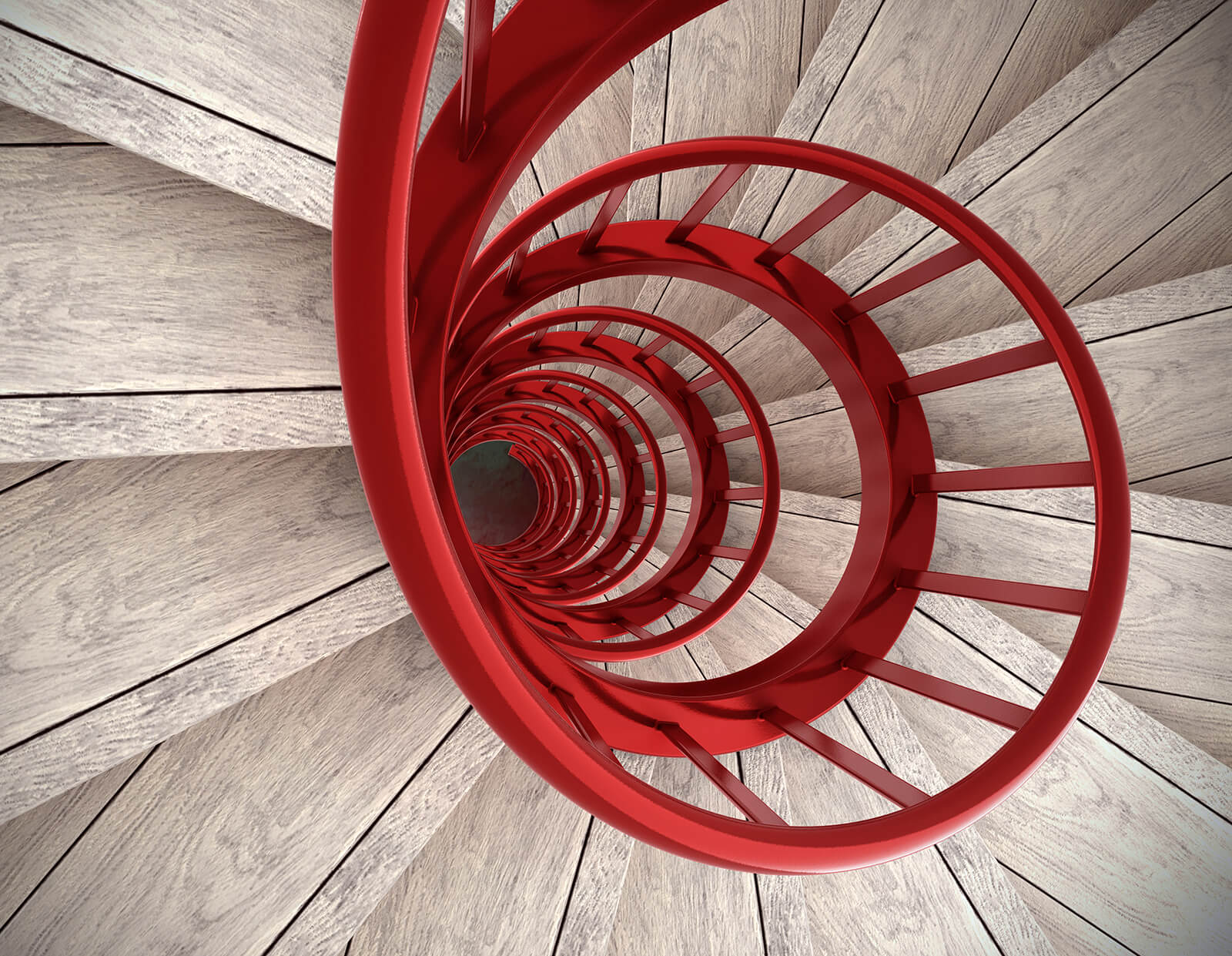 Salary Survey red spiral staircase