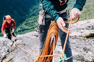 Rock climbing